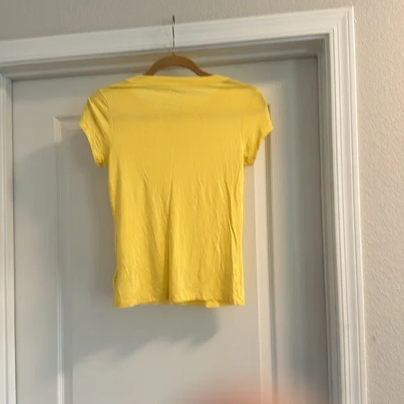 Bebe Yellow Short Sleeve Tee - Picture 2 of 2